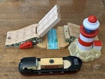 Learning Curve Thomas Train Lights & Sounds Lighthouse With Bulstrode Cargo! Used. Price: $79.99.