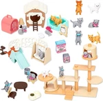 Tqqfun 43-PIECE Cat Figurine Playset Realistic Pet Care Center Role Play... New. Price: $28.04.