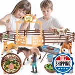 Thinkbay 35 Pcs Toys For Kids, Solid Realistic Stable Playset New. Price: $52.00.