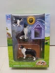 Border Collie & Puppy Play Set Plastic Toy "my Best Friend" Accessories New-ray. Price: $14.99.