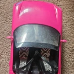 Mattel Barbie Pink Convertible Car With Zebra Pattern Seats For 11" Dolls Used. Price: $11.73.