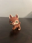 Littlest Pet Shop Hasbro #1362 German Shepherd Dog Figure Used. Price: $12.00.