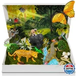 34 Pcs Rainforest Diorama Kit Animals Figurines Set Assorted Creature New. Price: $47.76.