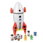 Cp Toys Space Mission Rocket Ship Includes Astronaut Figurines Aliens And New. Price: $98.72.