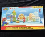 Jakks Pacific Super Mario Bros. Deluxe Cloud Playset Luigi Yoshi Goomba Used. Price: $40.00.
