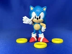 Jakks Pacific Sonic The Hedgehog 2.5 Inch Figure & 3 Rings From Studiopolis Zone Used. Price: $5.99.