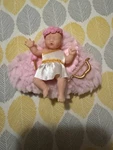 New Zuru My Mini Baby Sweet Hearts Collection Cherub Cloud Strawberry Marks Doll. Price: $15.00.