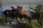 New Ray Wildlife Moose & Elk (set Of 2 Figures). Price: $15.99.