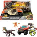 Jurassic World Rebirth Launch Battle Truck, Martin Krebs Figure & Raptor New. Price: $44.95.