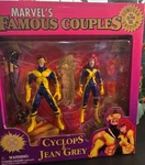 Toy Biz Marvel's Famous Couples Cyclops And Jean Grey 1997 Limited Release New. Price: $22.00.