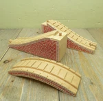 Thomas Wooden Arched Stone Bridge Learning Curve LC99301 Clickity-clack Track Used. Price: $19.90.