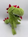 Ikea Laskig Dragon Dinosaur Hand Puppet Plush 13" Stuffed Animal Green T-rex Used. Price: $17.95.