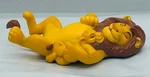 Disney: The Lion King Simba & Mufasa Pvc Figure -vintage 1994 Mattel Toy Used. Price: $5.99.