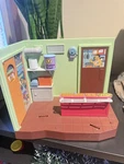 Simpsons Cafeteria Environment Playset 2002 Playmates School Lunch Lady Springfi Used. Price: $16.00.