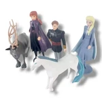 Disney Store Exclusive Frozen Set Of 5 Figures Elsa, Anna, Cake Toppers Used. Price: $9.02.