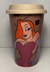 New - Jessica Rabbit Disney Ceramic Travel Mug With Silicone Lid Rare Htf. Price: $28.46.