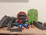Thomas & Friends Mattel Gullane Trackmaster Lot Motorized Train Engine Tracks Used. Price: $79.00.