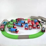 Thomas & Friends Trackmaster Lot- 13 Motorized Engines, 6 Cars + Tracks Mattel Used. Price: $75.00.