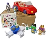 Bluey Escape Convertible Playset Jerry Lee Mum Dad & 9 Accessory Gift Box New. Price: $39.64.