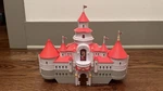 The Super Mario Bros. Movie Mushroom Kingdom Castle Playset W And Peach Used. Price: $15.00.