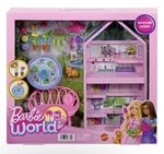 Barbie World Backyard Garden Playset Shelf, Flowers, Fountain & Accessories New. Price: $33.00.