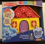 Melissa & Doug Blue's Clues You! Wooden Take Along House New. Price: $30.00.