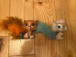 Disney Princess Palace Pets Blip Toy Dog Figurine Lot Of 2 Used. Price: $13.99.