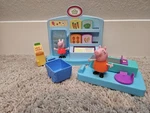 Peppa Pig Adventures Supermarket Playset 2 Figures And 8 Accessories For 3+ New Used. Price: $10.00.