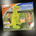 New Huge 6 Ft T-rex Banzai Dinosaur Water Splash Sprinkler Summer Kid Fun. Price: $34.99.