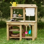 Tiny Land Outdoor Mud Kitchen For Kids Wooden Play Water Tank New. Price: $396.53.