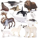 Thinkbay 12PCS 4-7 Large Arctic Polar Animal Toys Figurines, Realistic Plasti... New. Price: $38.48.