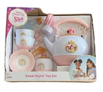 Tea Set Disney Princess Style - 2 Of Everything Pink +gold Spoons New Box. Price: $11.96.