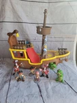 Disney Jake The Neverland Pirates Ship Figures Mattel Read Used. Price: $25.00.