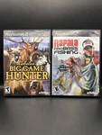 PS2 Outdoors 2-GAME Lot Cabela's Big Hunter & Rapala Pro Bass Fishing Acceptable. Price: $12.99.