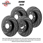 Sp Performance KT-FRR-D-B-012345 Diamond Black Zinc Rotors 13-19 Ford Explorer New. Price: $613.57.