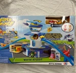 Super Wings World Airport Playset US710830 Jett & Donnie Figure Light Sound New. Price: $139.00.