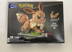 Mega Pok Mon Action Figure Building Set, Motion Eevee Brand New Factory Sealed. Price: $69.99.