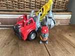 Paw Patrol Rubble & Crew Charger Crane Grabber Truck Used. Price: $14.00.