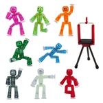 Stikbot Zing, Set Of 8 Clear Collectable Action Figures And Mobile Phone Trip... New. Price: $58.27.
