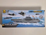 Aircraft Carrier Toy Military Submarine Naval Ship Play Set With Planes Army New. Price: $10.99.