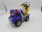 Spin Master Rubble & Crew Mix's Cement Mixer Toy Truck. It Features Rotatable Used. Price: $10.99.