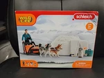 Schleich Wild Life 42558 Antarctic Expedition Huskys Sled Igloo Nib Shipsfree New. Price: $32.00.