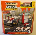 Matchbox Action Drivers Helicopter Rescue Playset New Sealed. Price: $42.00.