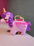 Polly Pocket Unicorn Party Playset Large By Mattel 2019 Used. Price: $12.99.
