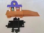 Lot Of 3 - Spin Master Paw Patrol Adventure Bay Railway Train Station & Track Used. Price: $19.99.