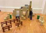 Rare Minecraft Sandstone Settlement Playset Expansion By Mattel With Ender Used. Price: $38.00.