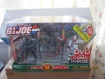 Gi Joe Ninja Battles, Dvd And Comic Inside, 2004, Hasbro New. Price: $74.99.