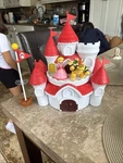 Jakks Nintendo Mushroom Kingdom Peach Castle W/ Figures (2) Used. Price: $17.00.