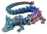 Subpoly Large 24" Articulated Crystal Dragon Multi-color 3D Printed New. Price: $97.68.