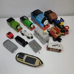 Thomas & Friends Mixed Toy Train Lot Tomy Mattel Wooden Railway Trackmaster Used. Price: $19.00.